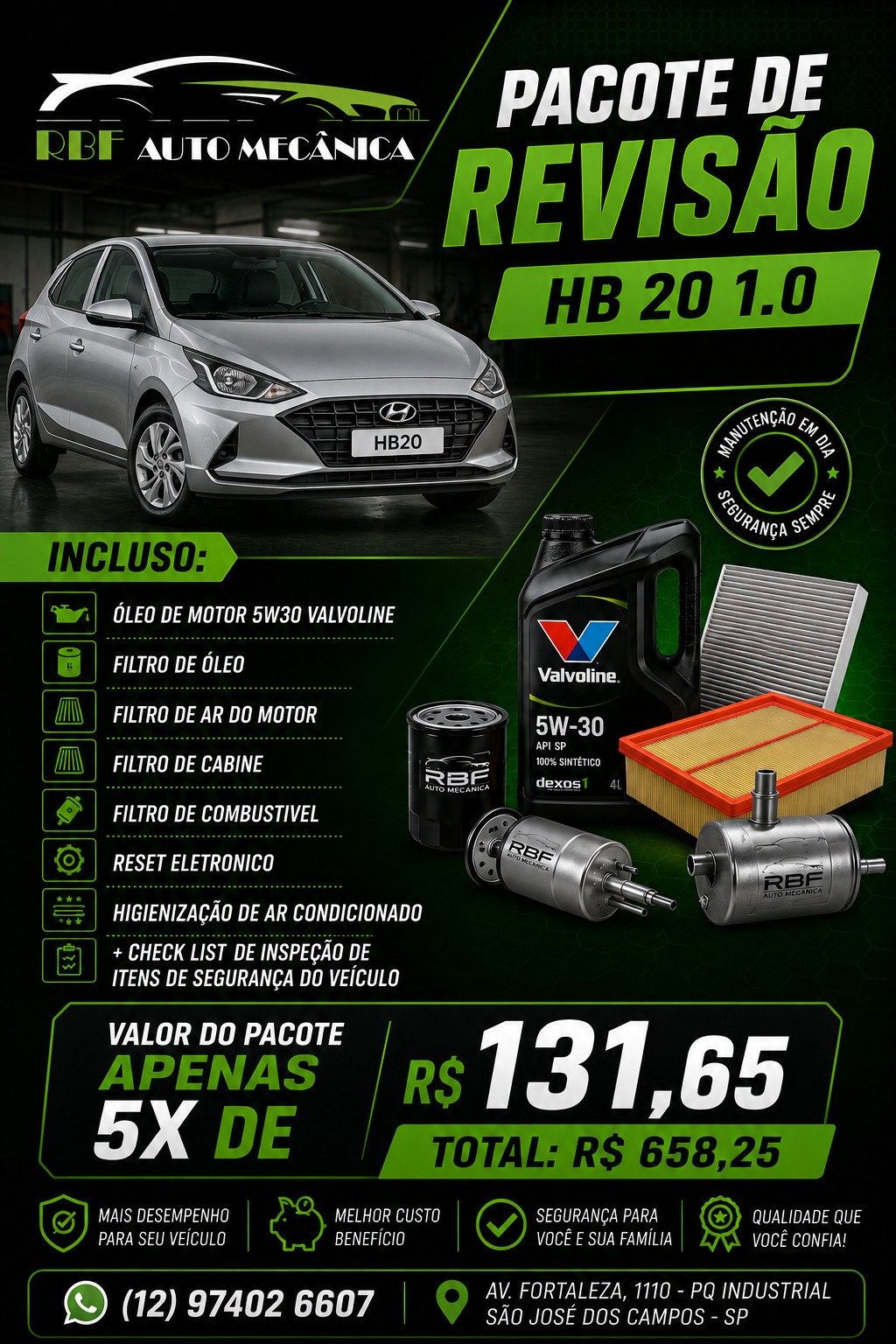 Pacote de revisão HB20 1.0